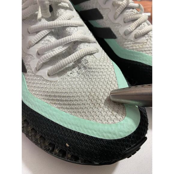 Adidas Men’s Road Running Shoes Size 9.5 3D-Printed Reflective Black — $200 - Picture 7 of 14